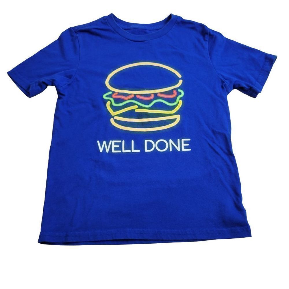 Wonder Nation well done hamburger shirt M8